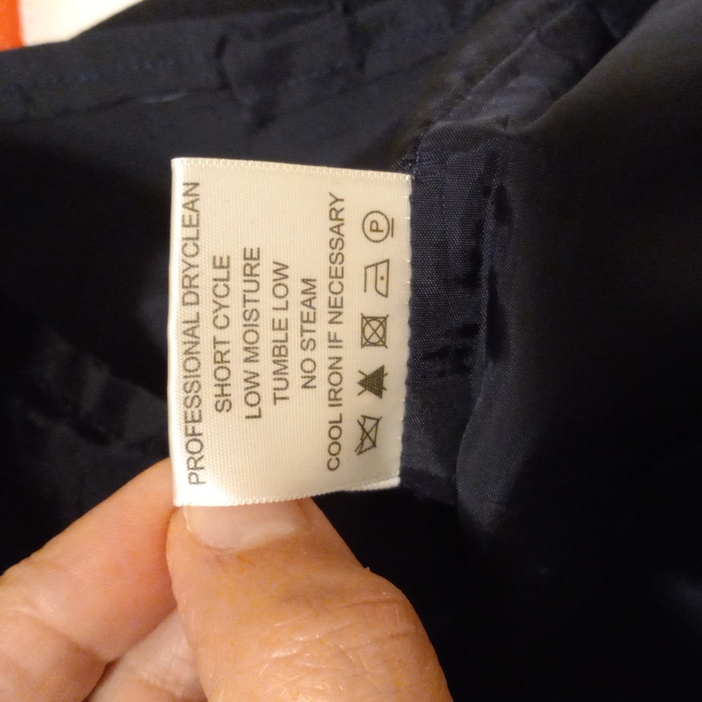 Tory Burch dark blue dress. Size 8. Used. - Picture 4 of 9